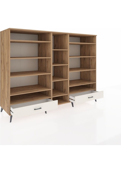 Kronos Dolap 14 Raflı 2 Çekmeceli 220x59x163 Çam-çam/aytaşı Atlas Çam/aytası - Atlas Çam Kronos Dolap 14 Raflı 2 Çekmeceli 220x59x163 Çam-çam/aytaşı Atlas Çam/aytası - Atlas Çam