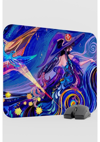 Mona Genshin Impact Anime Gacha V3 - 48x40 Xl Gaming Mouse Pad Fare Altlığı