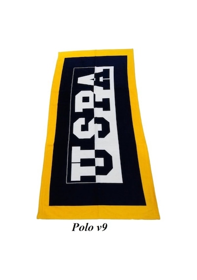 Polo ve Pingui Desenli Plaj Havlusu (Seçenekli)