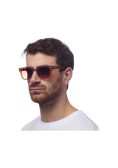 Okkia Giovanni Kahverengi Lens Unisex Güneş Gözlüğü Kahverengi Kahverengi