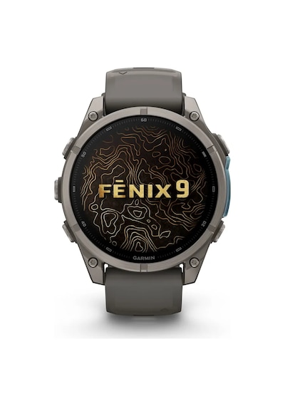 Garmin Fenix 9 47 MM Silikon Kayışlı Titanyum Çakıl Akıllı Saat (Distribütör Garantili)