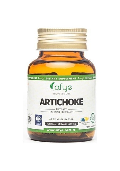 Afye Enginar Ekstraktı 600 Mg Artichoke Özü 60 Kapsül