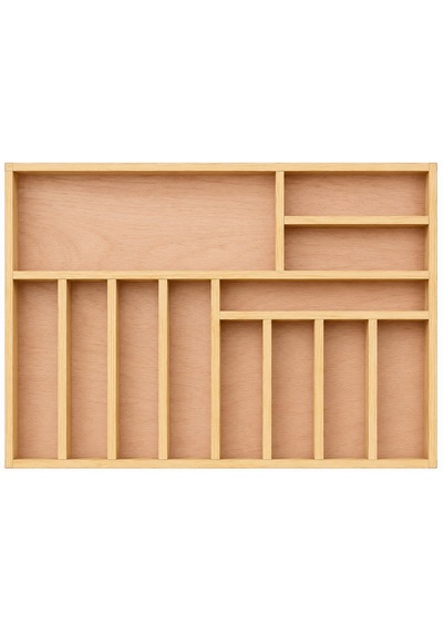 60x42 Cm Ahşap Kaşıklık El Yapımı Çekmece İçi Organizer Mutfakta Kusursuz Düzen