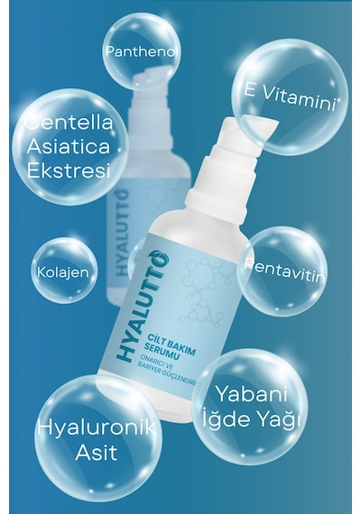 Hyalutto Onarıcı Ve Bariyer Güçlendirici Cilt Bakım Serumu 30 Ml