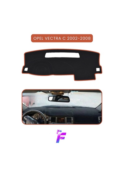 Opel Vectra C 2002-2008 Uyumlu Torpido Örtüsü Araca Özel Üretim Kolay Montaj Koruma T64 Torpido Halısı