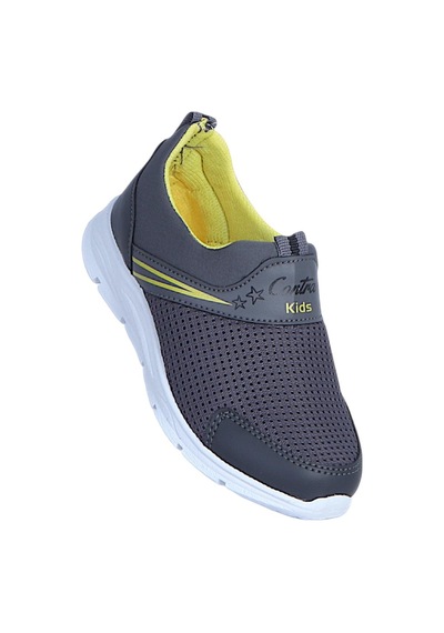 Ayakcenter Contra 717 Füme-sarı Bağsız Erkek Çocuk Spor Ayakkabı Füme