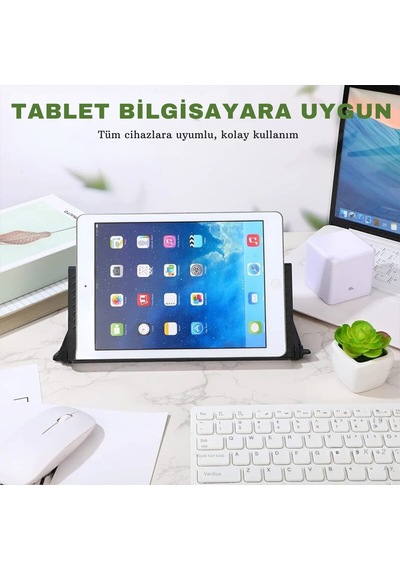 Techtic Monitor Tv Üstü Raf Portatif Katlanır Düzenleyici