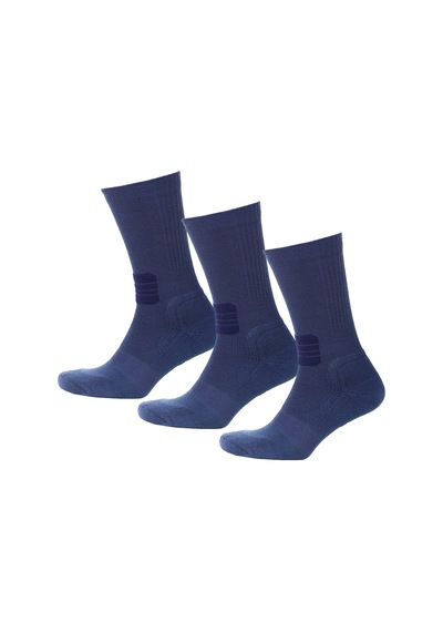 Thermoform Active Çorap Unisex 3'lü Paket Lacivert Renkli