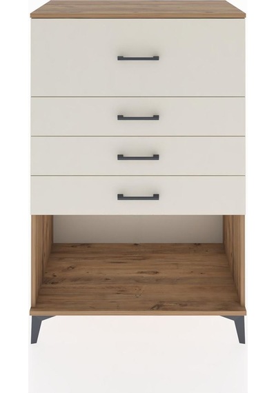Hyperion Dolap 4 Çekmeceli 88x44x134 Çam-aytaşı Atlas Çam