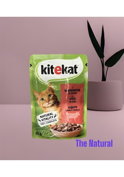 Kitekat Pouch Yaş Mama Sığır Etli 85 Gr X 28 Adet