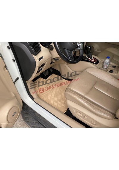 Nissan X-trail 2014-2021 3d Kauçuk Kokusuz Havuzlu Bej Paspas