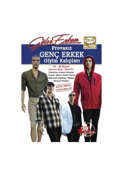 Güler Erkan Provasız Genç Erkek Giyim Kalıpları No: 109