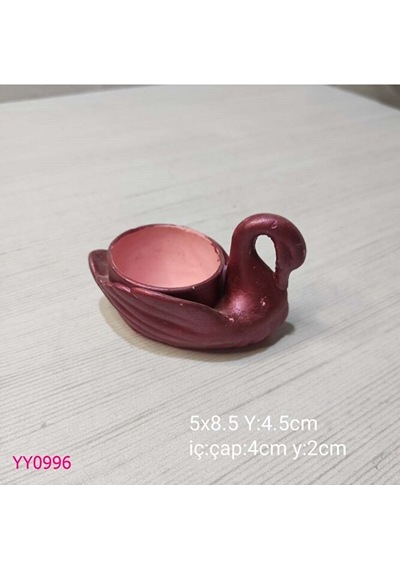 Yy0996 Kuğu Mumluk Silikon Kalıp