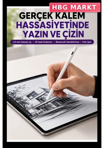 Profesyonel Dijital Kalem Hassas Eğim Sensörü, 1.0mm Uç