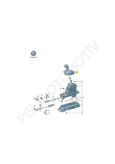 Passat B6 Otomatik Vites Taban Çerçevesi 3c1713203