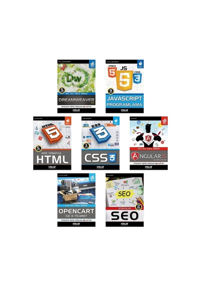 Yeni Nesil Web Tasarım Seti 7 Kitap Takım - Komisyon - Kodlab
