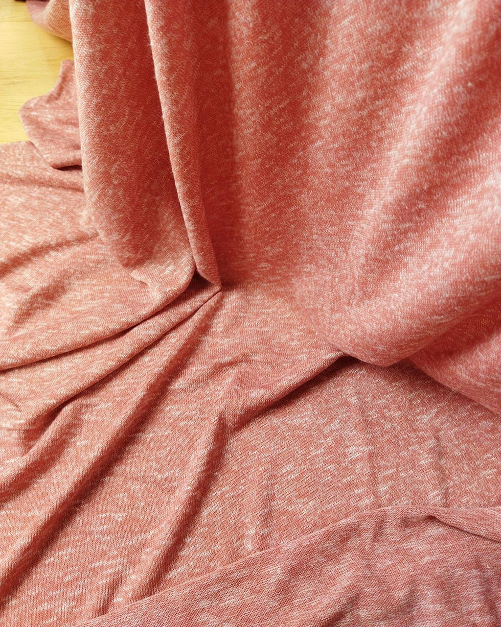 Triko İnce İpek Gibi Kırçıllı Somon Pembe Arası Renkteen: 120 Cm-2099 Renkli