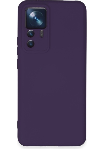 Uryport Xiaomi Mi 12t Pro Kılıf Nano İçi Kadife Silikon - Mor