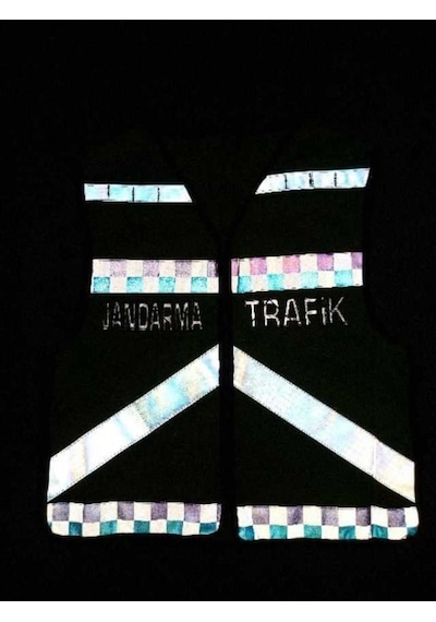 Yeni Model Jandarma Trafik Yeleği 1.Sınıf Yansıtıcı Reflektor Kul