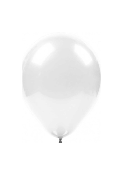 Metalik Beyaz Balon 10'Lu Paket