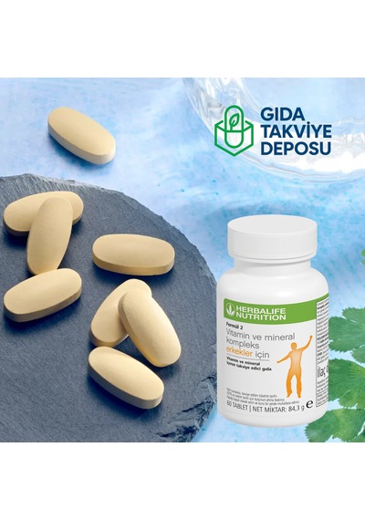Herbalife2 Vitamin Ve Mineral Kompleks Erkekler İçin 60 Tablet