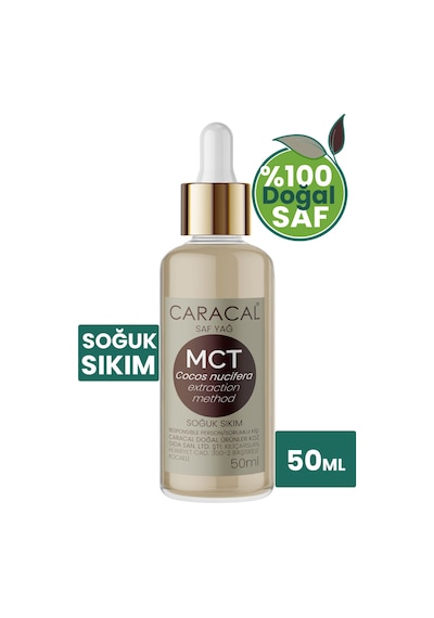 Caracal Mct Oil Hindistan Cevizi Yağı 50 Ml Mct C8 C10