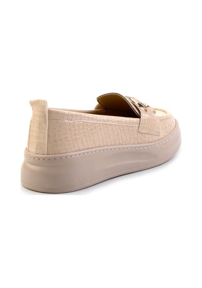 Bambi Nude Kadın Loafer Ayakkabı K01536194511 Nude