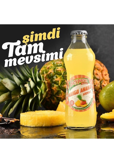 Beypazarı Doğal Maden Suyu Mango Ananas Aromalı 6 x 200 ML
