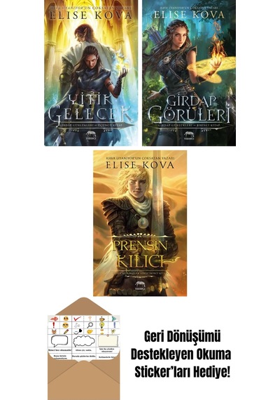 Yitik Gelecek + Girdap Görüleri Girdap Günlükleri Birinci Kitap Ciltli + Prensin Kılıcı Altın Muhafızlar Serisi 2 Ciltli