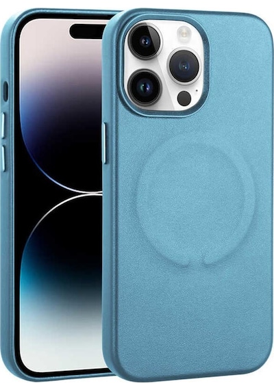 Apple Uyumlu iPhone 14 Pro Kılıf PU Deri Magsafe Wireless Şarj Özellikli Derix Kapak
