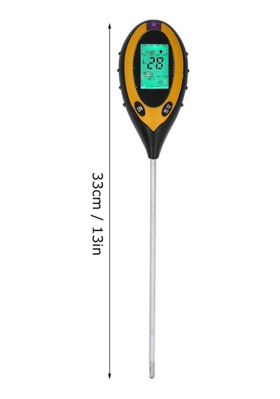 Fdit Toprak Test Kiti 4'ü 1 Arada Toprak Test Cihazı Dijital Nem Işığı Ve Metre, Kapalı/dış Mekan Bitkileri Bakımı Toprak Sensörü Sku: Smgstk7b87a37cf1