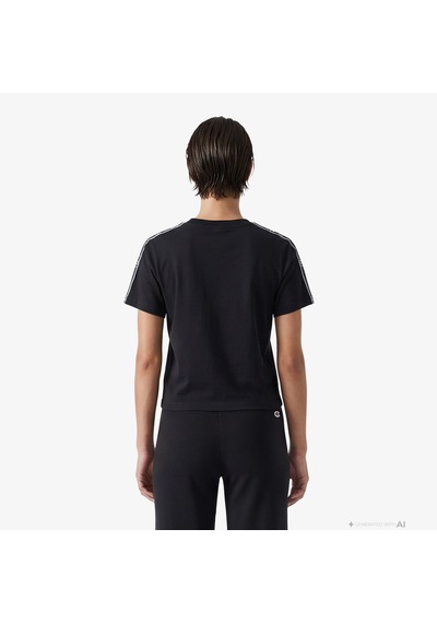 Champion Ss Kadın Siyah T-shirt 118892 2800282
