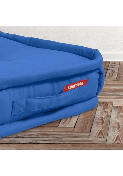 Xpermate Bisküvi Minder Petek Önü Fransız 55x55x14 Mavi