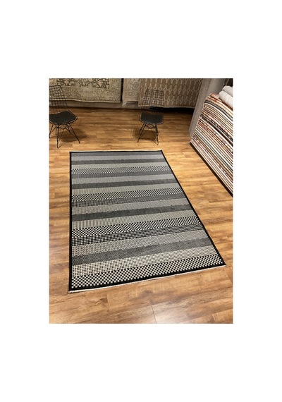 Hattuşa Ht-10 Siyah-beyaz Halı