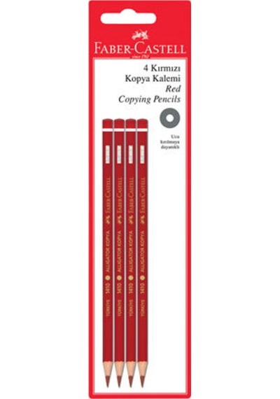 Faber Castell 4 Kırmızı Kopya Boya Kalemi Bordo