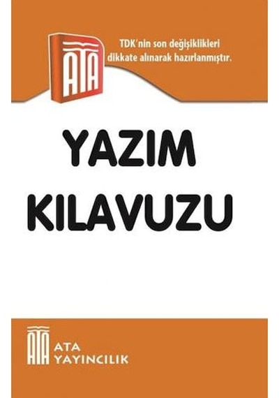 Karton Kapak Yazım Kılavuzu Ata Yayınları