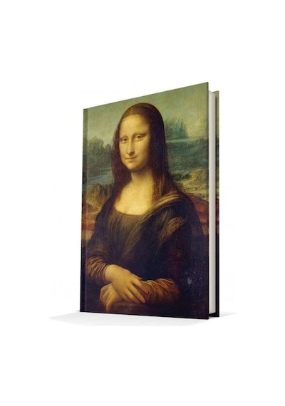Deffter Art Of World Da Vinci Mona Lisa 96 Sayfa Çizgili Sert Kapak Defter
