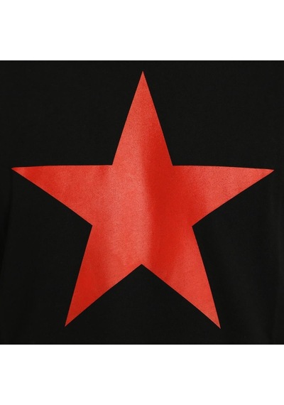 Bant Giyim - Kızılyıldız Siyah Erkek T-Shirt Tişört