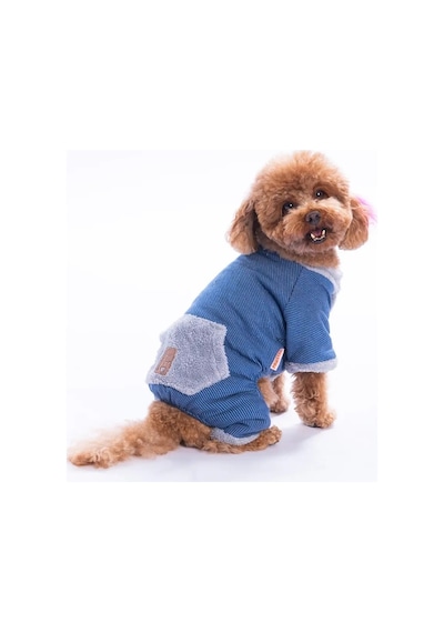 Pawstar Kedi Ve Küçük Köpek Mavi Alabama Tulum L Sırt33cm Göğüs46cm Boyun30cm