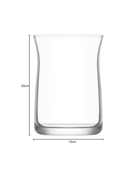 Bardak Seti 275 Ml 6 Adet Açık Kırmızı