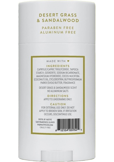 Native Desert Grass & Sandalwood Alüminyumsuz Stick Deodorant 75gr