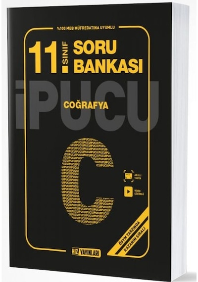 11.Sınıf Coğrafya İpucu Soru Bankası -  Hız Yayınları