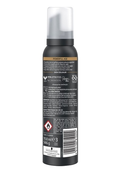 Saç Köpüğü 150 Ml Powerful Age