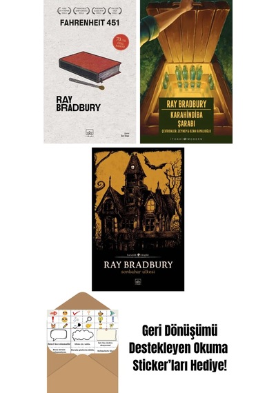 Fahrenheit 451 70. Yıl Özel Baskısı + Karahindiba Şarabı + Sonbahar Ülkesi