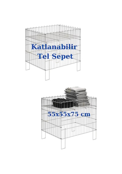 Katlanır Tel Sepet Indirim Sepeti Havuz Sepet Market Sepeti