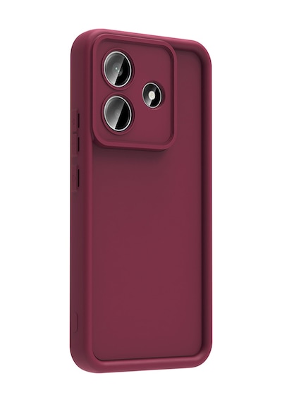 Thegencoo Redmi Note 14 Kılıf Kamera Korumalı Tgco Ananas Kapak - Siyah
