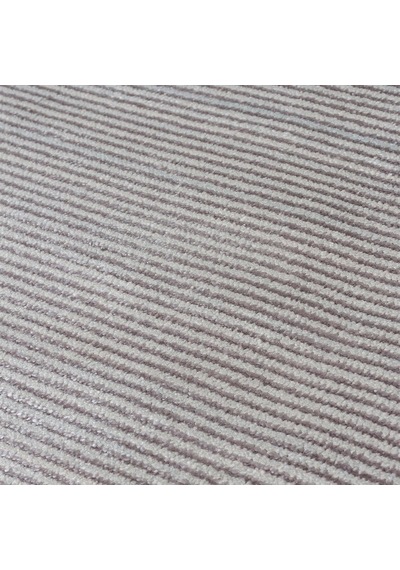 Hoom Rugs Como Nap 01 Grey Viskon & Floş Sık Dokuma Modern Salon Halısı Gri
