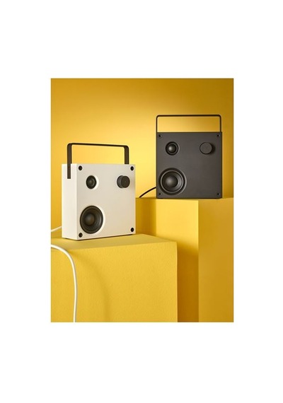 Ikea Vappeby Bluetooth Hoparlör, Beyaz, 20x20 Cm