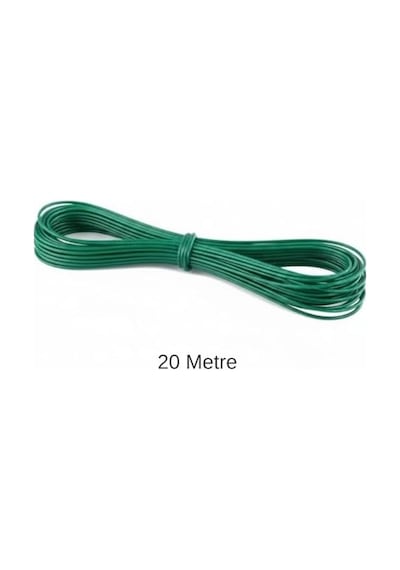 20 Metre Pvc Kaplı Çelik Çamaşır İpi Dayanıklı, Paslanmaz, Kopmaya Karşı Güçlü Balkon, Bahçe Ve Banyo Kullanımı Diğer