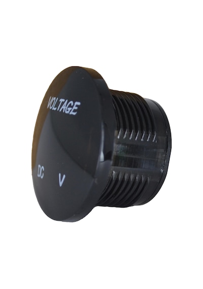 12v 24v Dc Voltmetre Yuvarlak Bombeli
